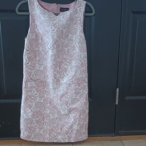 Victoria Beckham for Target Light Pink Paisley Sleeveless Shift Dress